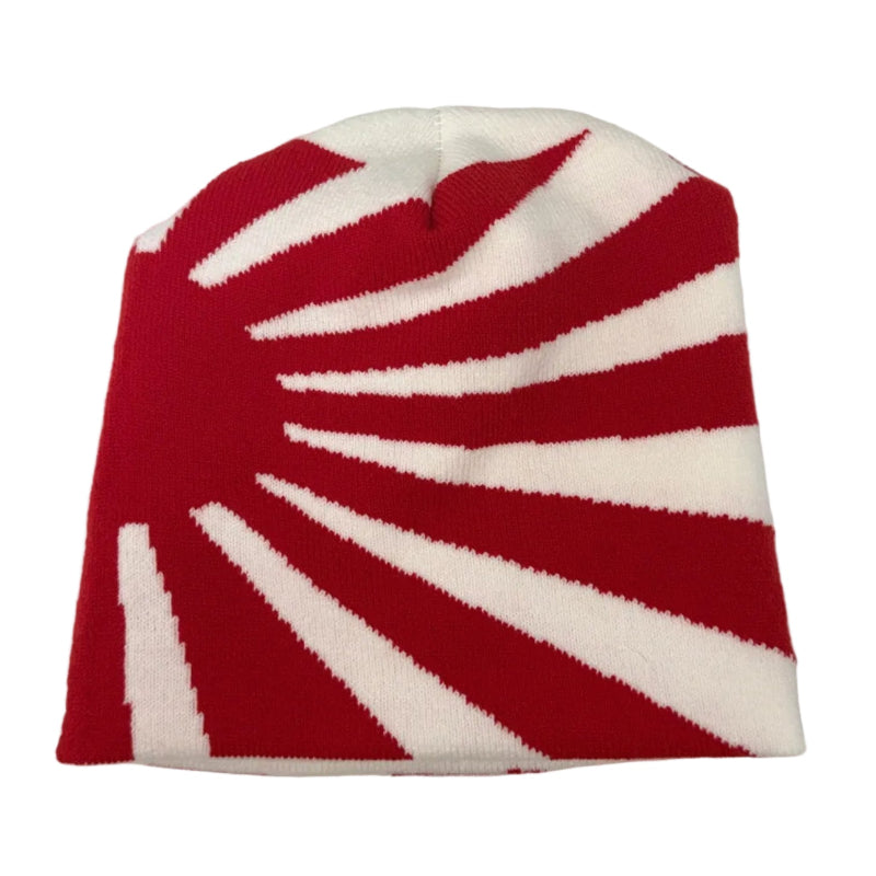 beanie with rising sun lgo