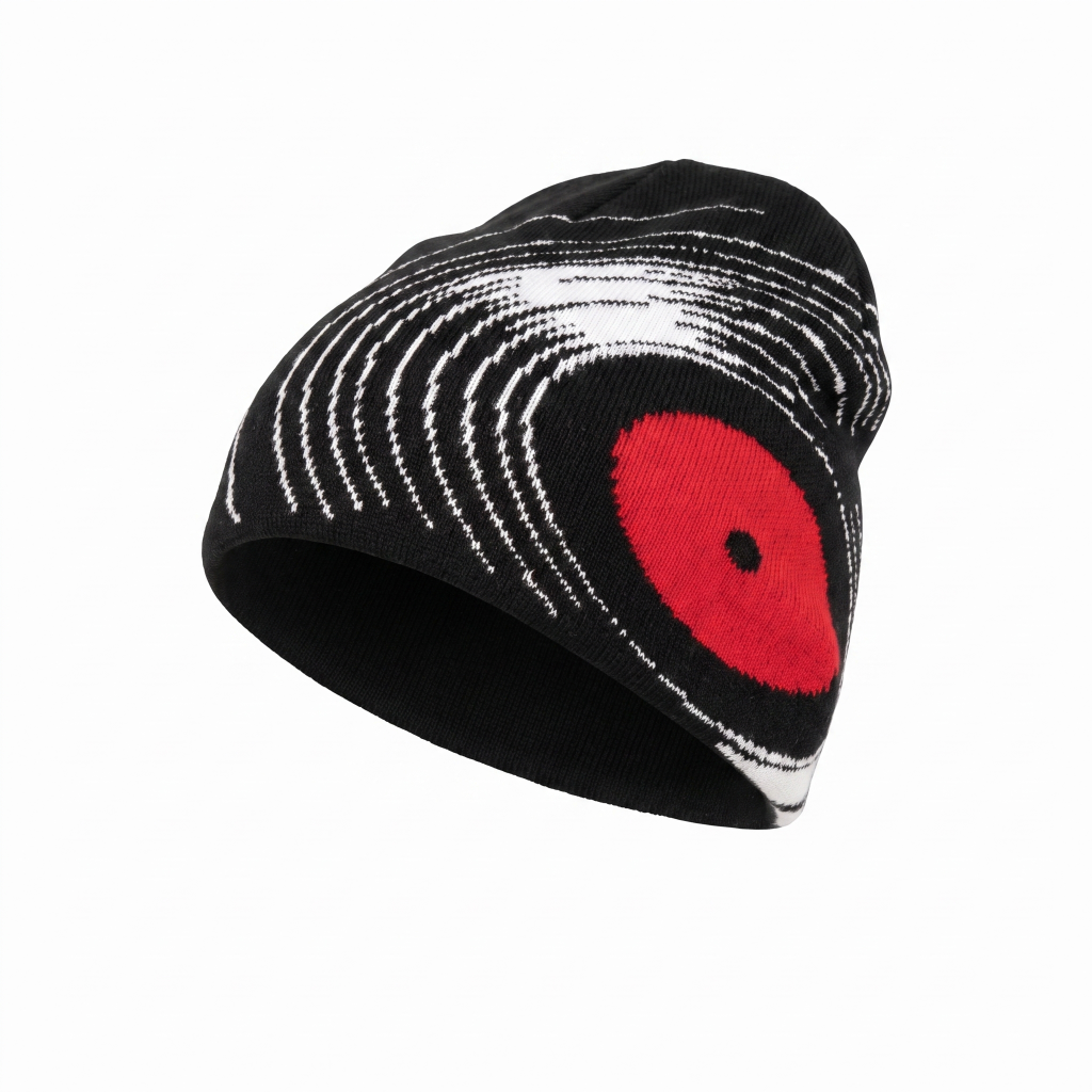 Record Themed Beanie