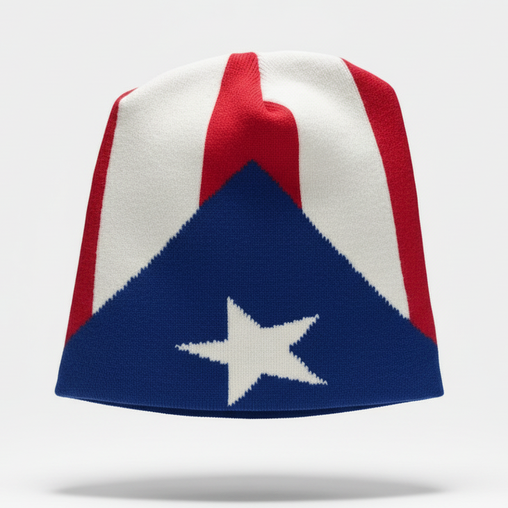 Puerto Rico beanie themed background - improved match