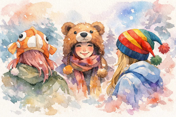 How to Wear Funny Winter Hats Without Playing It Safe