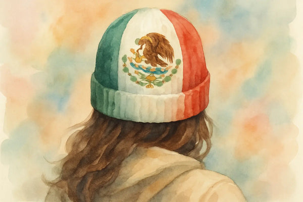 Mexican Flag Beanie: Warmth With Main-Character Energy