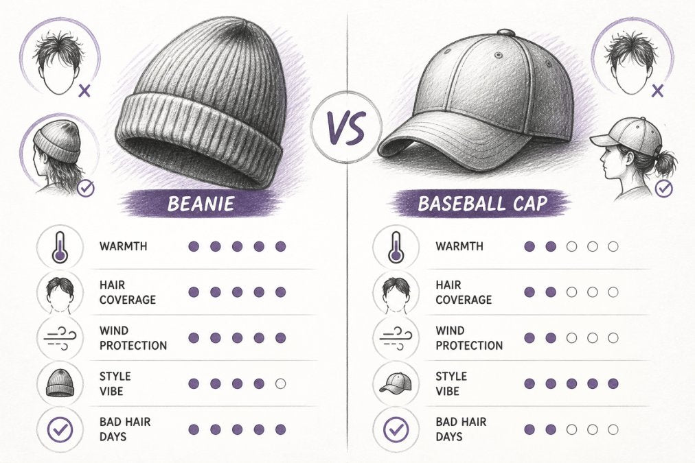 Beanie vs Baseball Cap for Bad Hair Days (2026)