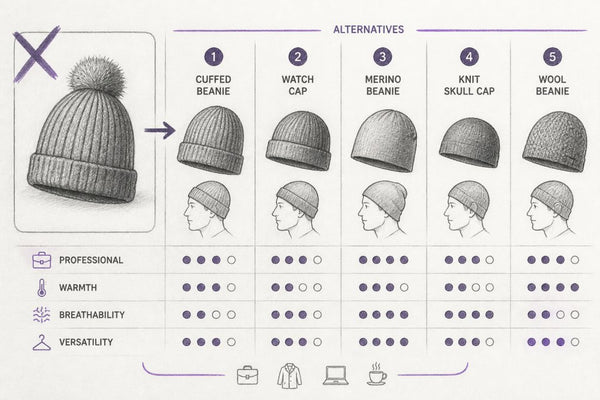 Best Alternatives to Pom Pom Beanies for Professional Looks