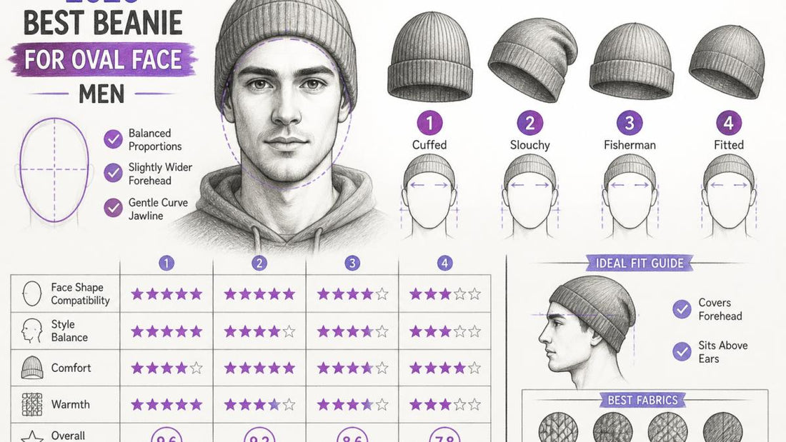 Best Beanie for Oval Face Shape Men 2026
