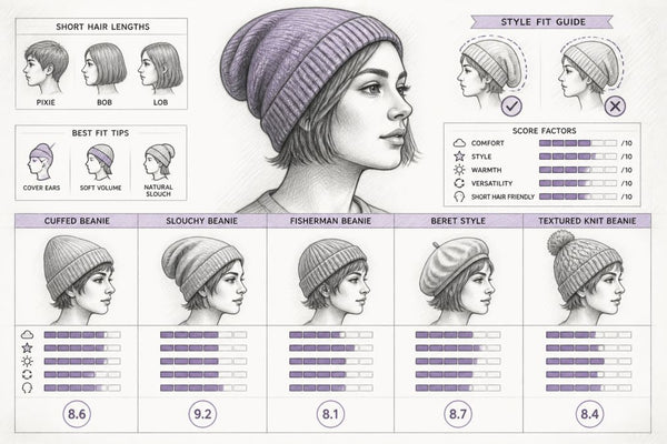 Best Beanie Styles for Short Hair Women