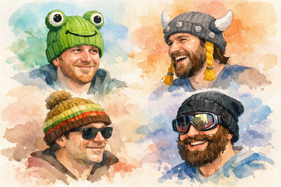 Funny Knitted Beanies for Men That Win