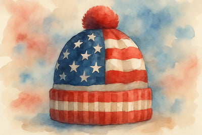 American Flag Beanie Hat: Cozy, Loud, and Proud