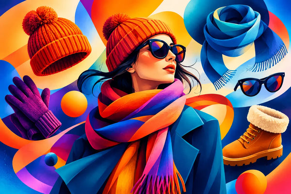 A Guide to Winter Accessory Layering That Pops