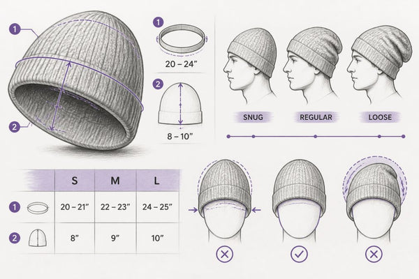 How 3D Knit Beanies Fit: A Sizing Guide