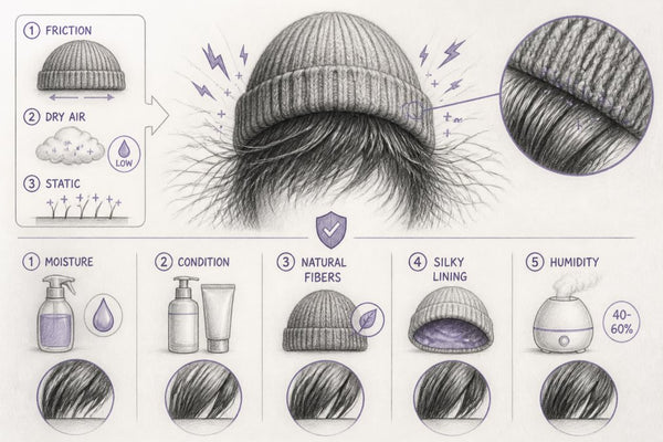 How to Prevent Beanie Hair Static in Winter