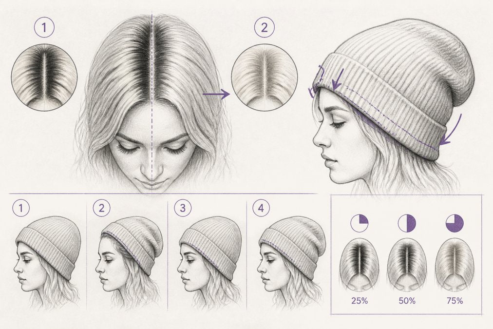 How to Style a Beanie to Cover Roots: A 2026 Guide
