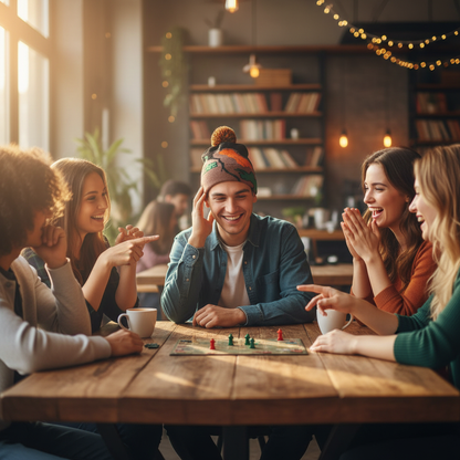Dinosaurs beanie social lifestyle shot