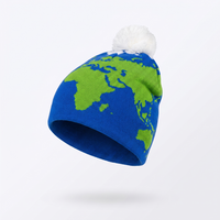 Earth themed beanie
