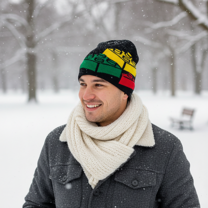 Lego Brick beanie lifestyle photo