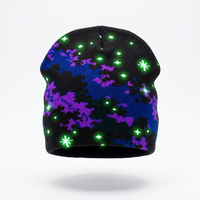 glowing space beanie