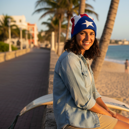 Puerto Rico beanie lifestyle image