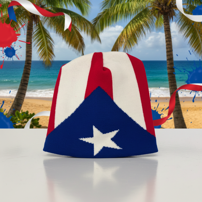 Puerto Rico beanie themed background - improved match