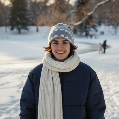 Shark beanie lifestyle photo