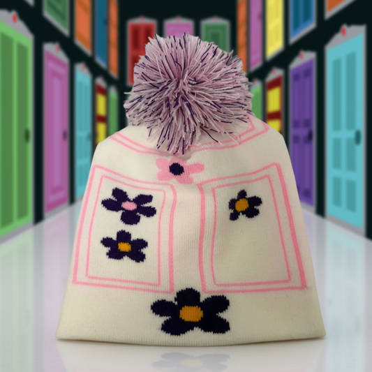 The Door with Colorful Doors Background