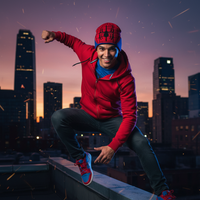The Spider Superhero Pose